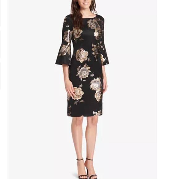 Jessica Howard Dresses & Skirts - NWT Jessica Howard Metallic Floral Bell Dress 12P